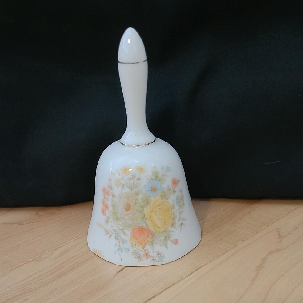 2/$20 Floral Porcelain Bell